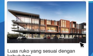 Ruko 3 Lantai Gem Walk GEM City AKR Land Manyar Gresik