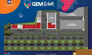 Ruko 3 Lantai Gem Walk GEM City AKR Land Manyar Gresik