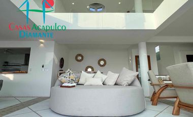Casa en renta vacacional para 12 personas. Alberca privada con vista al mar