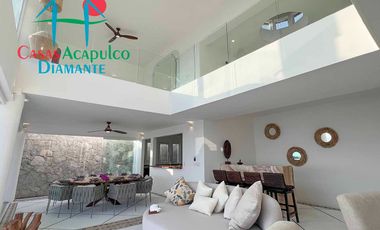 Casa en renta vacacional para 12 personas. Alberca privada con vista al mar