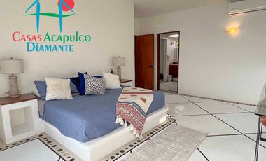 Casa en renta vacacional para 12 personas. Alberca privada con vista al mar