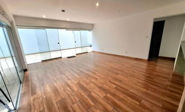 ALQUILO DEPARTAMENTO EN MIRAFLORES LIMITE CON SAN ISIDRO - PRIMER PISO CON TERRAZA