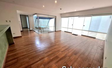 ALQUILO DEPARTAMENTO EN MIRAFLORES LIMITE CON SAN ISIDRO - PRIMER PISO CON TERRAZA