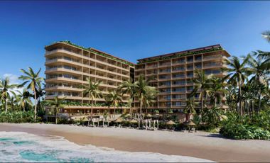 Penthouse con alberca privada, en venta, Frente al mar, Puerto Morelos.