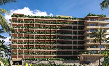Penthouse con alberca privada, en venta, Frente al mar, Puerto Morelos.