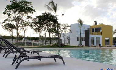 Casa de 2 pisos y 2 recámaras en venta en Conkal Yucatan - Entrega inmediata - ACEPTAMOS INFONAVIT