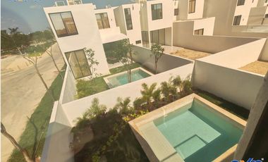 Casa de 3 recámaras en venta, en Privada Residencial con amenidades en Conkal, Yucatán - Entrega diciembre 2024