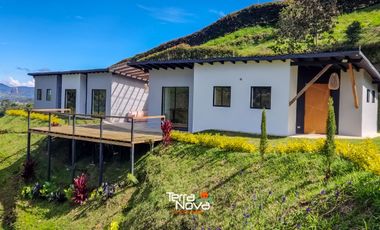 Finca nueva con bonita vista en venta El Peñol