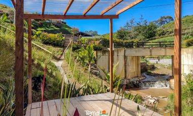Finca nueva con bonita vista en venta El Peñol