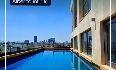 Departamento amueblado en renta, Ubicacion excepcional av México y Chapultepec