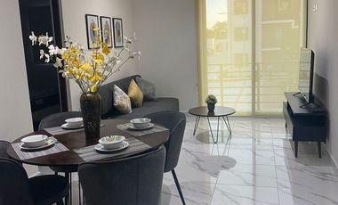 RENTO DEPARTAMENTO DE 2 RECAMARAS Y 2 BAÑOS CON MUEBLES