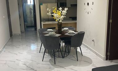 RENTO DEPARTAMENTO DE 2 RECAMARAS Y 2 BAÑOS CON MUEBLES