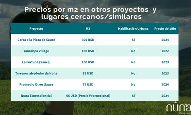LOTES TARAPOTO - PROYECTO NUNA - INVERSION  CABAÑAS PARA RENTA AIRBNB