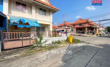 2-storey townhouse, 25.8 sq.w., Pruksa Village 38, Chaiyaphruek-Ring Road, near Big C Sai Noi, Bang Kruai-Sai Noi Road, Kanchanaphisek Road, Sai Noi,