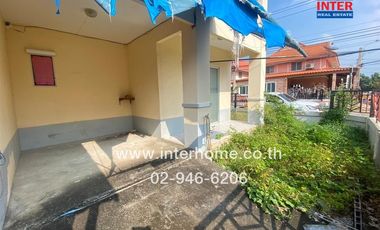 2-storey townhouse, 25.8 sq.w., Pruksa Village 38, Chaiyaphruek-Ring Road, near Big C Sai Noi, Bang Kruai-Sai Noi Road, Kanchanaphisek Road, Sai Noi,
