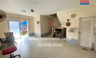 2-storey townhouse, 25.8 sq.w., Pruksa Village 38, Chaiyaphruek-Ring Road, near Big C Sai Noi, Bang Kruai-Sai Noi Road, Kanchanaphisek Road, Sai Noi,