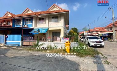 2-storey townhouse, 25.8 sq.w., Pruksa Village 38, Chaiyaphruek-Ring Road, near Big C Sai Noi, Bang Kruai-Sai Noi Road, Kanchanaphisek Road, Sai Noi,