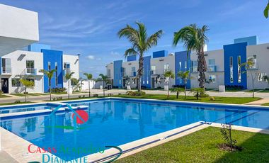 Casa en venta con jardín privado y vista a las áreas comunes