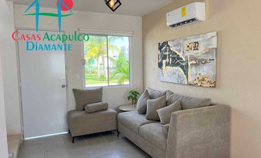 Casa en venta con jardín privado y vista a las áreas comunes