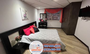 DEPARTAMENTO DUPLEX AMOBLADO, Sector Ordoñez Lasso R243