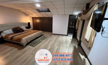 DEPARTAMENTO DUPLEX AMOBLADO, Sector Ordoñez Lasso R243