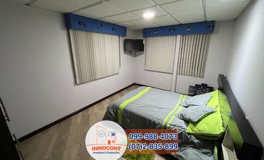 DEPARTAMENTO DUPLEX AMOBLADO, Sector Ordoñez Lasso R243
