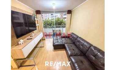 Alquiler De Departamento Moderno Amoblado C/ Vista A Parque Dentro De Condominio