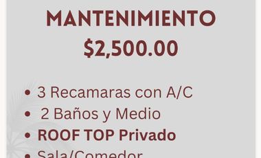 ACAPULCO COSTA AZUL ESTRENE PENTHOUSE SEMINUEVO CUENTA CON 3 RECAMARAS