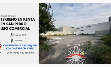 Terreno comercial en Renta en Centrito Valle, San Pedro Garza García