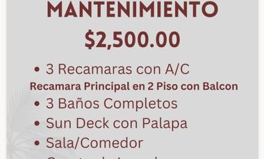 Acapulco Costa Azul Penthouse En Venta Cuenta Con 3 Recamaras Con A/C