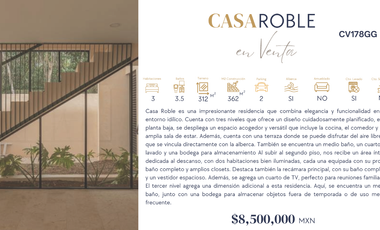 CASA ROBLE EN VENTA
