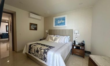 EN VENTA DEPARTAMENTO EN MAZATLAN DE 3 RECAMARAS A PIE DE PLAYA EN  CAMINO AL MAR (EQUIPADO) Y TRES BALCONES