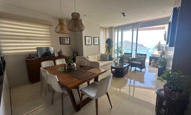 EN VENTA DEPARTAMENTO EN MAZATLAN DE 3 RECAMARAS A PIE DE PLAYA EN  CAMINO AL MAR (EQUIPADO) Y TRES BALCONES