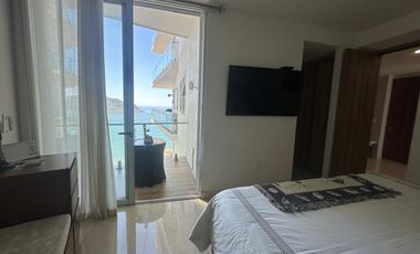 EN VENTA DEPARTAMENTO EN MAZATLAN DE 3 RECAMARAS A PIE DE PLAYA EN  CAMINO AL MAR (EQUIPADO) Y TRES BALCONES