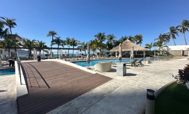 EN VENTA DEPARTAMENTO EN MAZATLAN DE 3 RECAMARAS A PIE DE PLAYA EN  CAMINO AL MAR (EQUIPADO) Y TRES BALCONES