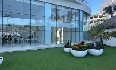 EN VENTA DEPARTAMENTO EN MAZATLAN DE 3 RECAMARAS A PIE DE PLAYA EN  CAMINO AL MAR (EQUIPADO) Y TRES BALCONES