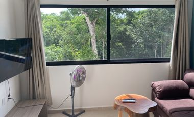 Hermoso condominio amueblado y equipado con Piscina, 2 Rec/ 2 baños,caseta vigilancia.