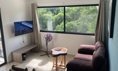 Hermoso condominio amueblado y equipado con Piscina, 2 Rec/ 2 baños,caseta vigilancia.