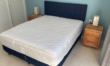Hermoso condominio amueblado y equipado con Piscina, 2 Rec/ 2 baños,caseta vigilancia.