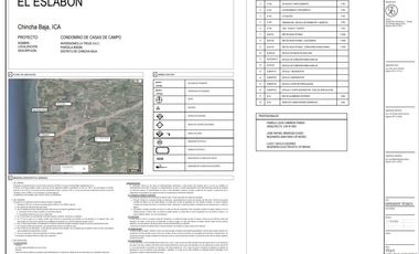 VENTA DE TERRENO+PROYECTO PARA CONDOMINIO DE CAMPO EN CHICHA