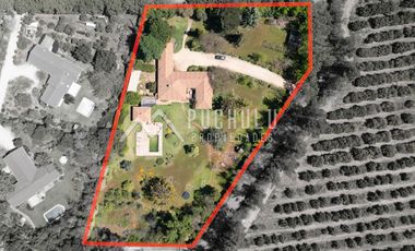 Limache, Hermosa Y Amplia Casa En Parcela De 6500 Mt