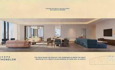 New Penthouse in Thonglor For Sale at  SCOPE Thonglor