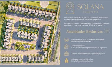 Casa de 2 pisos con 2 recámaras en privada residencial - Entrega inmediata