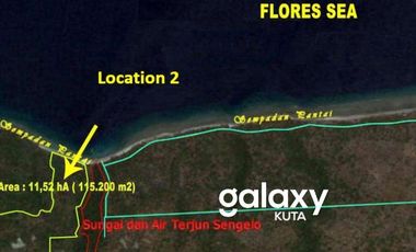 DIJUAL TANAH LABUAN BADAS PULAU MOYO SUMBAWA, NTB