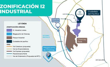 VENTA DE LOTES INDUSTRIALES  CHANCAY