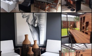 Casa totalmente amueblada en renta Lomas Virreyes Calimaya modelo Granada