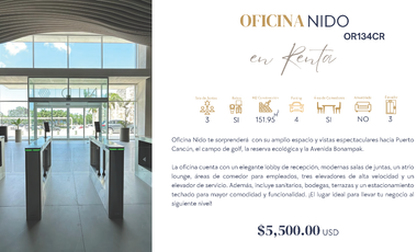 OFICINA EN RENTA EN NIDO PUERTO CANCÚN