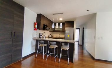 Sector La Carolina, En Renta Dpto. 2D 90 m2 Amoblado con balcón