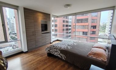 Sector La Carolina, En Renta Dpto. 2D 90 m2 Amoblado con balcón