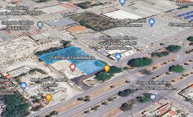 AMPLIO TERRENO EN AVENIDA ANDRES QUINTANA ROO